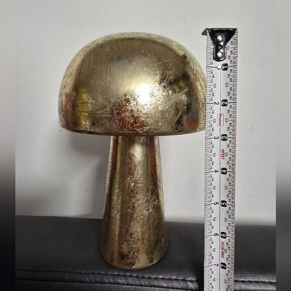 8" Foil Plastic Mushroom Halloween Decorative Sculpture- Hyde & Eek! - Picture 5 of 7